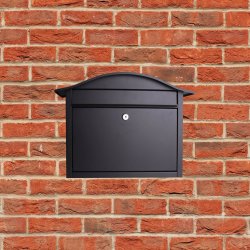 GLORI postkasse model Klassisk 948 sort lakering