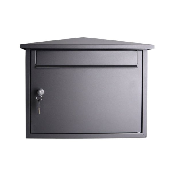 Klassisk Postkasse Sort lakering til boligen - GA05