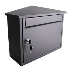 Klassisk Postkasse Sort lakering til boligen - GA05