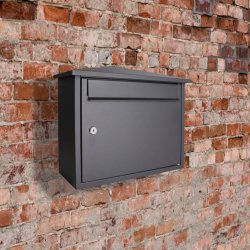 Klassisk Postkasse Sort lakering til boligen - GA05
