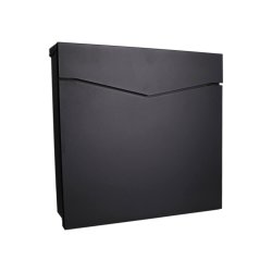 Moderne Postkasse GLORI model 51 Sort lakering