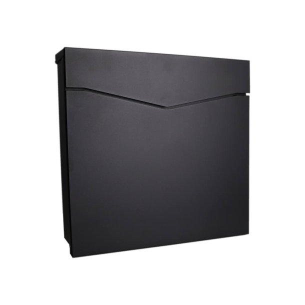 Moderne Postkasse GLORI model 51 Sort lakering