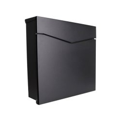 Moderne Postkasse GLORI model 51 Sort lakering