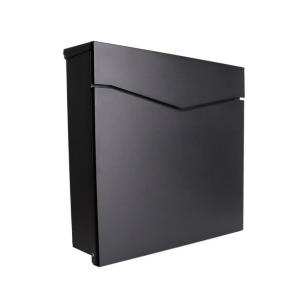 Moderne Postkasse GLORI model 51 Sort lakering