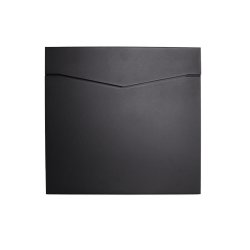 Moderne Postkasse GLORI model 51 Sort lakering