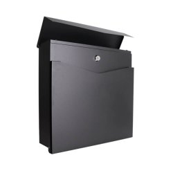 Moderne Postkasse GLORI model 51 Sort lakering