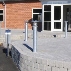 Pullertlampe - GALVANISERET- THOMAS