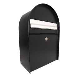 MEFA Amber Postkasse i Sort med 6-stifts l�s