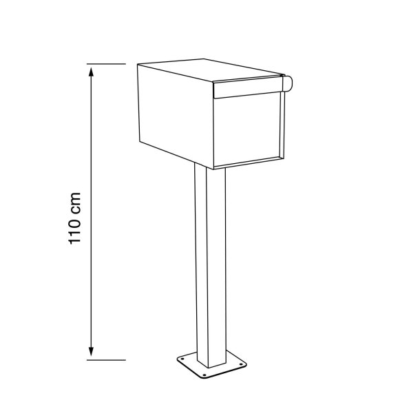 Americano - Moderne Amerikaner Postkasse