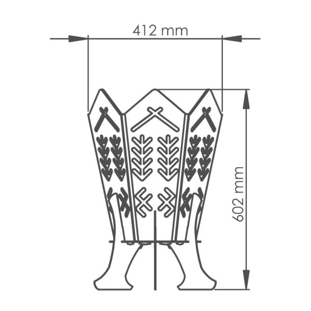 Hygge med ristede skumfiduser over Ildsted i r jern - BALTIC HOME