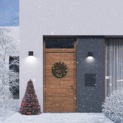 Indbygnings postkasse BARI "Exclusive" - Med 6 stift ls - SORT lakering