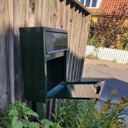 BASE Exclusive postkasse - RacingGreen - Dansk 6 Stift ls