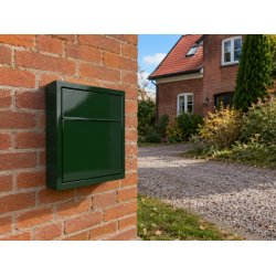 BASE Exclusive postkasse - RacingGreen - Dansk 6 Stift l�s