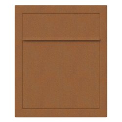 Rust BASE postkasse - med skjult ls - klassisk design