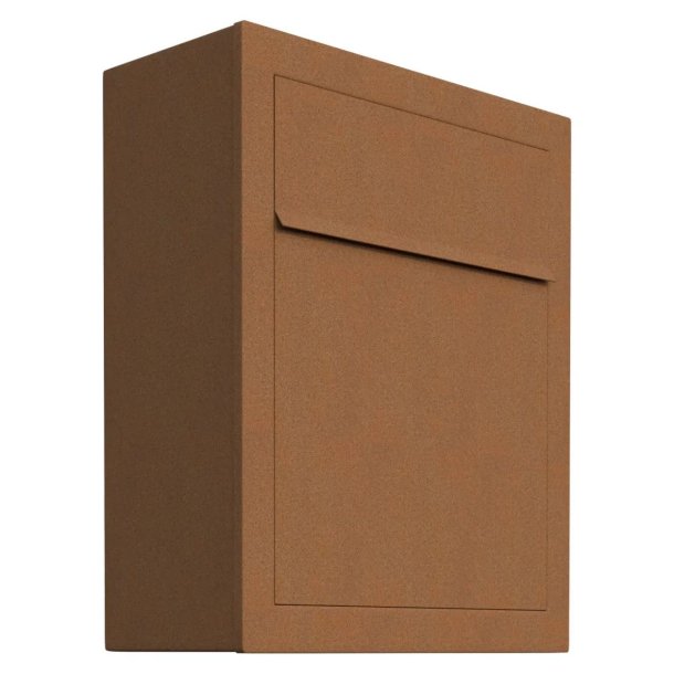 Rust BASE postkasse - med skjult ls - klassisk design