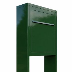 Base Exclusive postkasse med Stander - RacingGreen - med 6 stift l�s