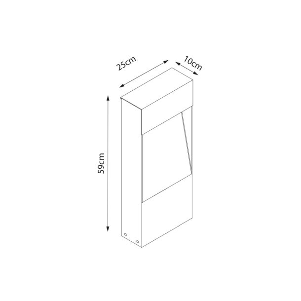 MEDIUM BLOC - standerlampe - RD