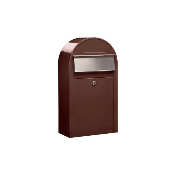 BobiGrande-S Brun postkasse