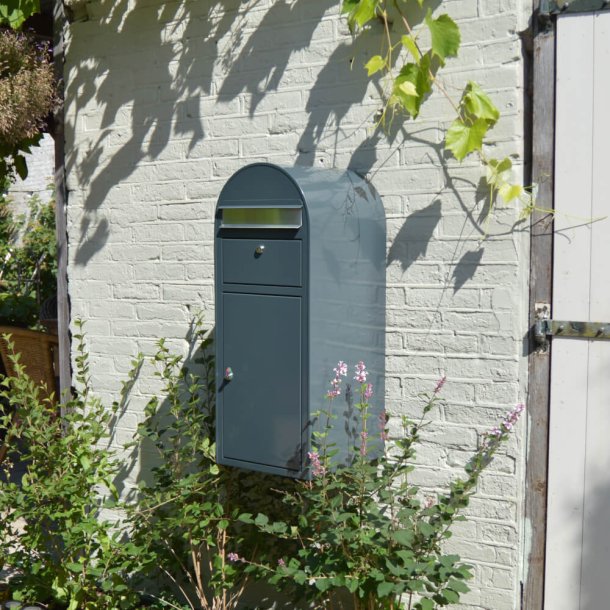 BobiCargo Pakkepostkasse - GR med Rustfritstl brevindkast