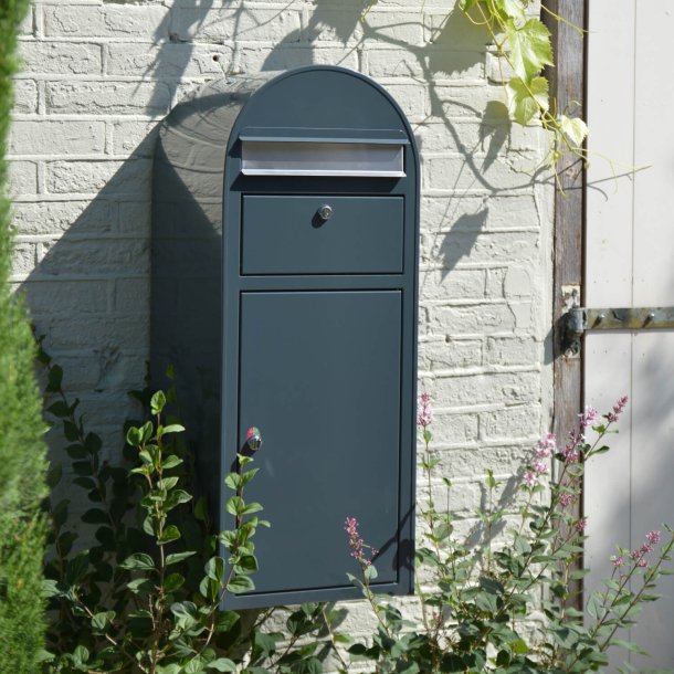 BobiCargo Pakkepostkasse - GR med Rustfritstl brevindkast