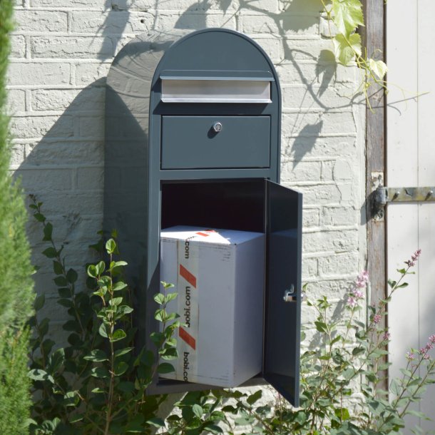 BobiCargo Pakkepostkasse - GR med Rustfritstl brevindkast