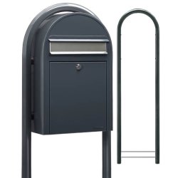 BobiClassic GR postkasse - brevindkast i Rustfritstl