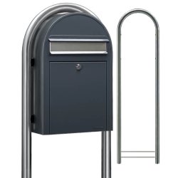 BobiClassic GR postkasse - brevindkast i Rustfritstl