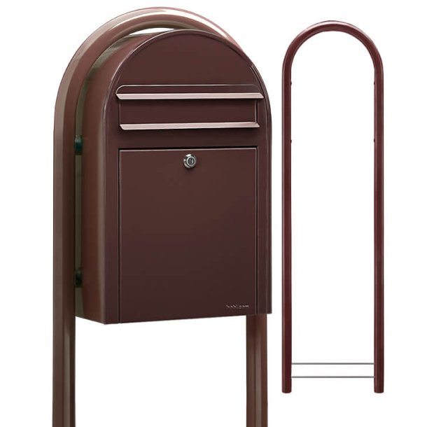 BobiClassic BRUN postkasse