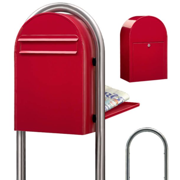 Postkasser�d BobiClassic-B - Med l�ge p� bagsiden