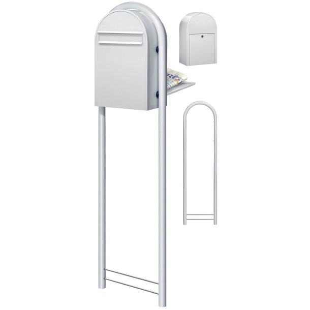 Hvid BobiClassic-B - Med l�ge p� bagsiden