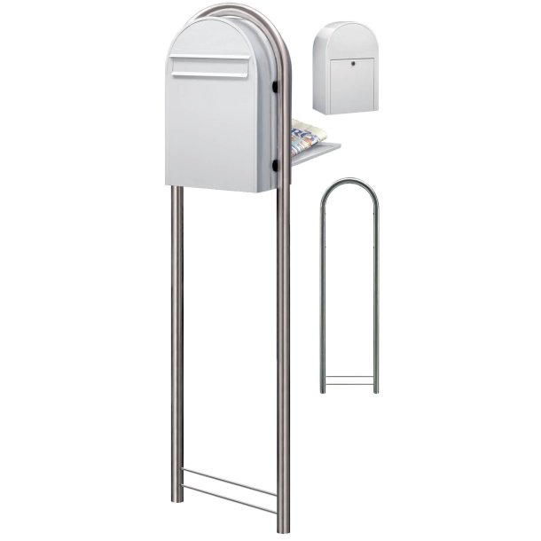 Hvid BobiClassic-B - Med l�ge p� bagsiden