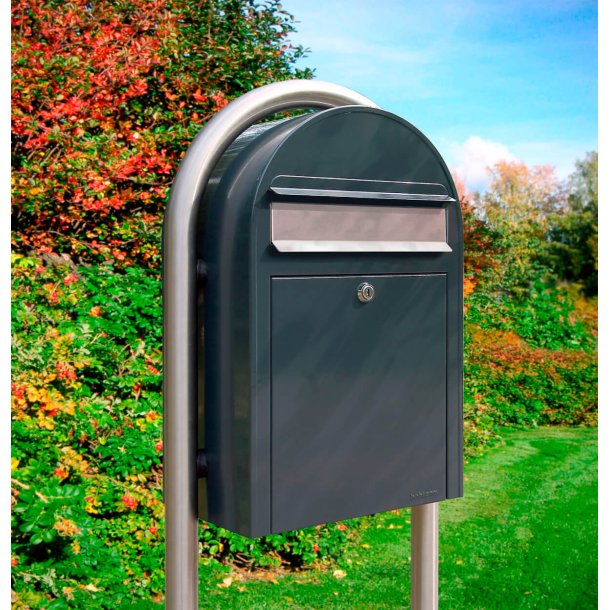 BobiClassic GR postkasse - brevindkast i Rustfritstl