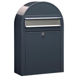 BobiClassic-S GR postkasse - brevindkast i RUSTFRITSTL - smal model