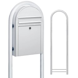 BobiClassic-S HVID postkasse, smal model