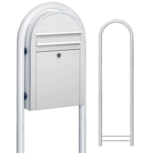 BobiClassic-S HVID postkasse, smal model