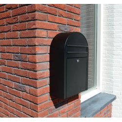 BobiClassic-S SORT postkasse, smal model