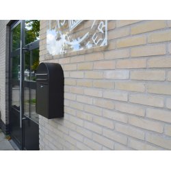 BobiClassic-S SORT postkasse, smal model