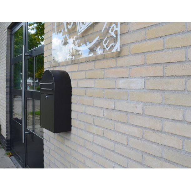 BobiClassic-S SORT postkasse, smal model