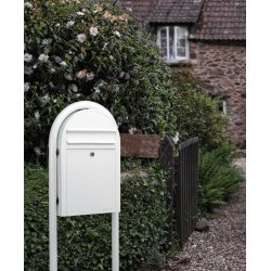 BobiClassic-S HVID postkasse, smal model