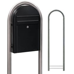 BobiClassic-S SORT postkasse, smal model