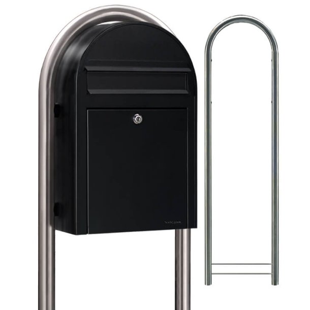 Sort retro postkasse - BobiClassic