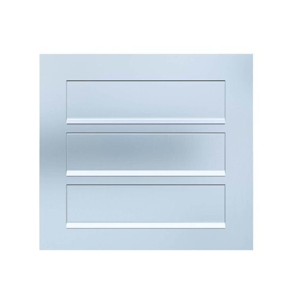 COMO Indbygningspostkasse til 3 - Rustfrit Stl