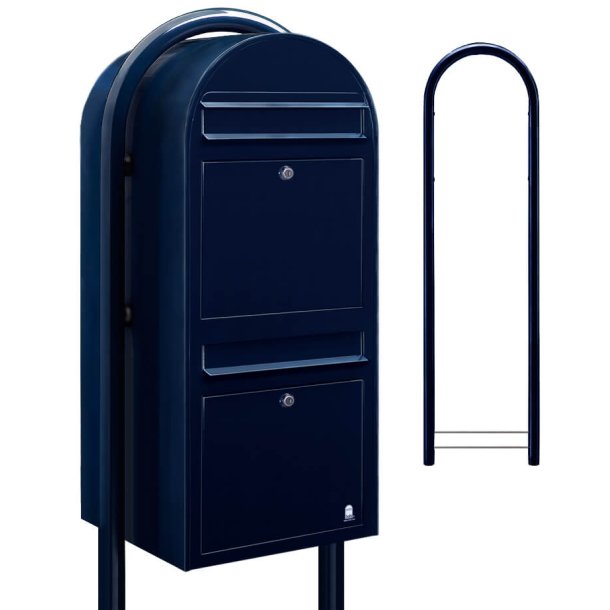 Postkasseanlg 2 familier - BobiDuo MRK BL