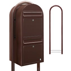 Postkasseanlg 2 familier - BobiDuo BRUN