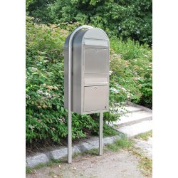 Postkasseanlg 2 familier - BobiDuo RUSTFRISTL