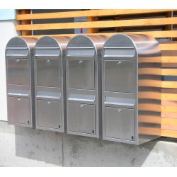 Postkasseanlg 2 familier - BobiDuo RUSTFRISTL