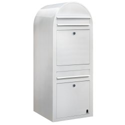 Postkasseanlg 2 familier - BobiDuo HVID