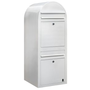 Postkasseanlg 2 familier - BobiDuo HVID