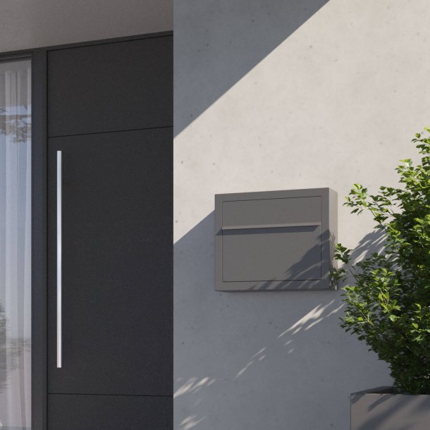 Elegance standard postkasse - Antrazit - med skjult ls