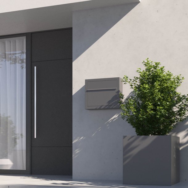 Elegance standard postkasse - Antrazit - med skjult ls